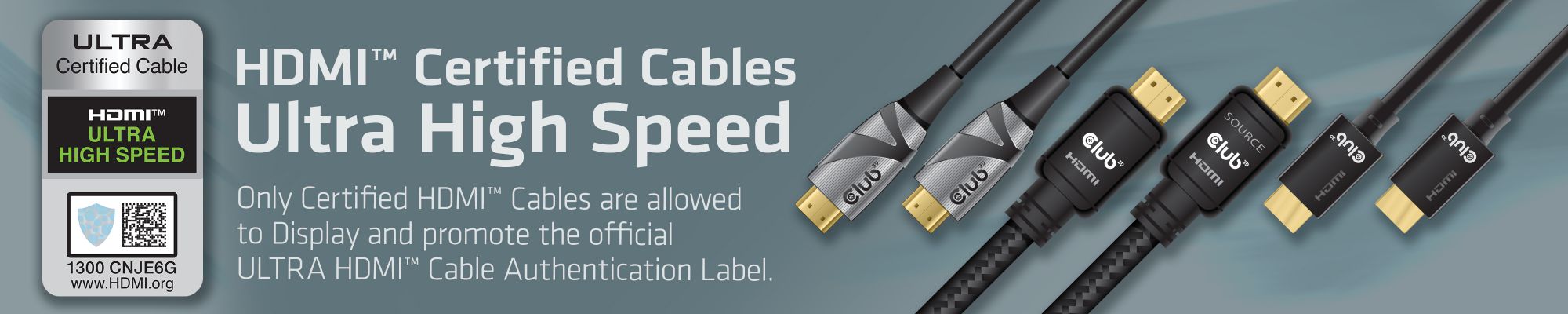 Club3D CAC-1372 Ultra High Speed HDMI 2.1 Certified Cable 4K 120Hz 8K 60Hz  M/M 2m - 6.56ft