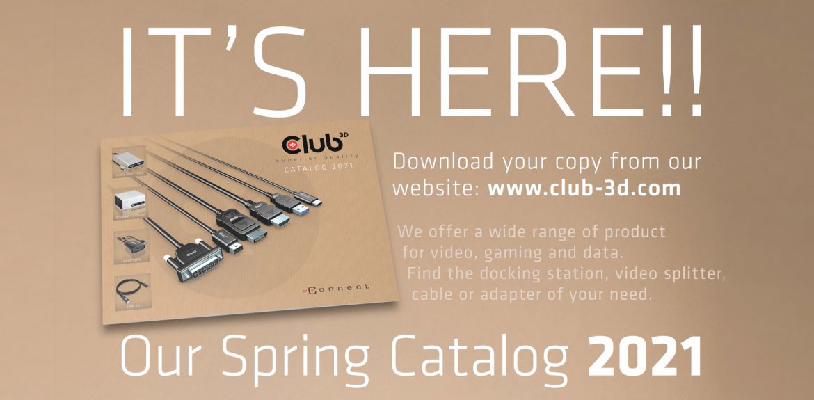 Club 3D Katalog 2021 - entdecken Sie unsere tolle Produktpalette