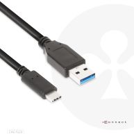 Cable USB 3.1 Tipo-C a Tipo-A 10Gbps PD 60W M/M 1m/3.28ft