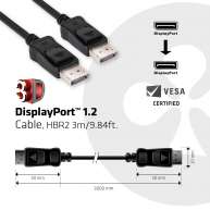 DisplayPort™ 1.2 Kabel HBR2 St./St. 3m/9.84ft 30AWG