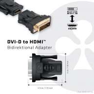 DVI-D - HDMI Pasif Adaptör