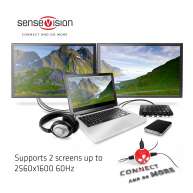 USB 3.0 + Mini DisplayPort™ MST Docking Station