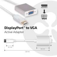 DisplayPort auf VGA Aktiver Adapter