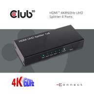 HDMI 4K@60Hz UHD Splitter 4 Ports