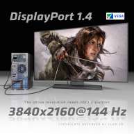 DisplayPort 1.4 HBR3 8K Kablo M/M 3m /9.84ft