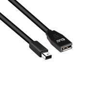 Mini DisplayPort a DisplayPort 1.4 Cable de extensión 8K60Hz DSC 1.2 HBR3 HDR M / F 1m / 3.28 ft