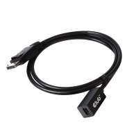 Mini DisplayPort 1.4 a DisplayPort Cable de extensión 8K60Hz DSC 1.2 HBR3 HDR Bidireccional F / M 1m / 3.28ft