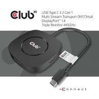 USB Typ C 3.2 Gen 1 Multi Stream Transport(MST)Hub DisplayPort™ 1.4 Triple Monitor