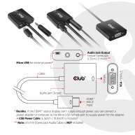 HDMI 1.4 auf VGA Adapter mit Audio Stecker/Buchse