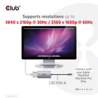 USB3.2 Gen1 Type-C auf Dual Link DVI-D HDCP OFF Version aktiver Adapter S/B für Apple Cinema Displays