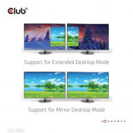 Multi Stream Transport (MST) Hub DisplayPort™ 1.4 auf DisplayPort™ Dual Monitor 4K60Hz