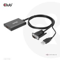 VGA- und USB-Typ-A auf HDMI-Adapter mit Pigtail St./B. 0,6m 28AWG