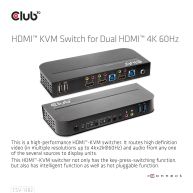 HDMI KVM SWITCH FOR DUAL HDMI 4K 60Hz