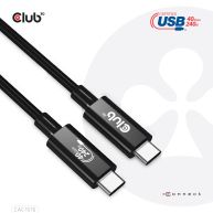 Cable certificado USB-IF bidireccional USB4 Gen3x2 Tipo-C 8K60Hz, Datos 40Gbps, PD 240W(48V/5A) EPR M/M 1m / 3.28 pies