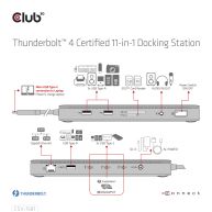 Thunderbolt 4 Certified 11-in-1 Docking Station