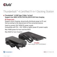 Thunderbolt 4 Certified 11-in-1 Docking Station