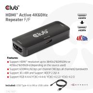 HDMI Active 4K60Hz Repeater F/F