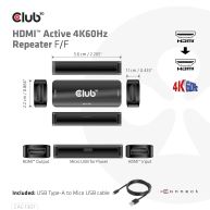 HDMI Active 4K60Hz Repeater F/F