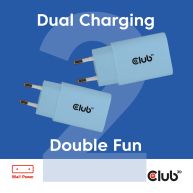 2-Pack USB C Charger 30 Watt Blue