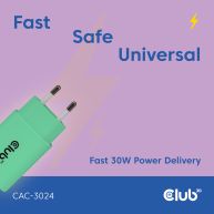 Pack de 2 cargadores USB-C® de 30 Watt Verde
