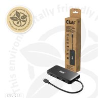 8-1 Portable Dock USB Type-C® 10Gbps to HDMI™ and DisplayPort™ 8K30Hz PD Max.100Watt