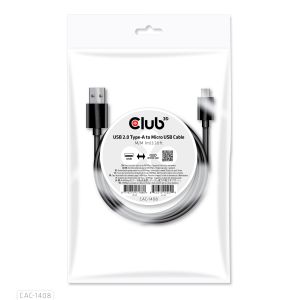 CAC-1408 Cable USB3.2 Gen1 Tipo A a Micro USB M/M 1 m/3,28 pies