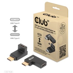 USB-Typ-C Gen2 gewinkelte Adapter im Set von 2 Stück, bis zu 4K120Hz St./B.
