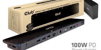 USB Tipo C 3.2 Gen1 Triple Display Dynamic PD Dock de carga Cargador de energía PD de 100 W