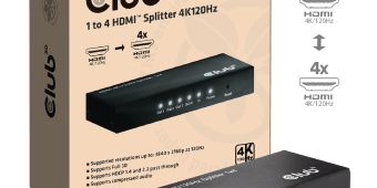 1 to 4 HDMI™ Splitter 4K120Hz